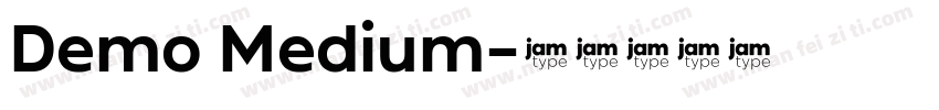 Demo Medium字体转换